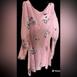 Free people size 4 mini rosebud dress